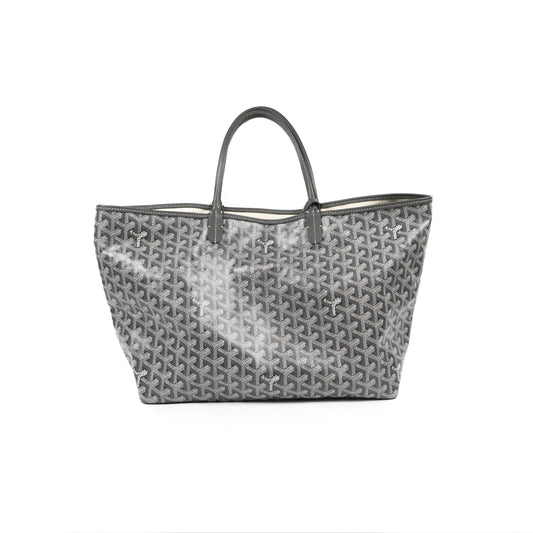 Goyard St Louis Tote PM Grey Goyardine Canvas