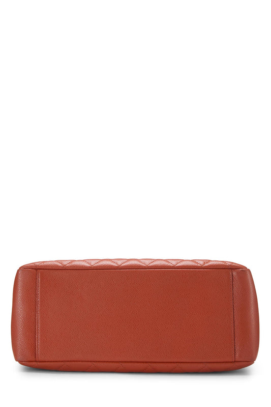 Chanel, Orange Caviar Grand Shopping Tote (GST), Orange