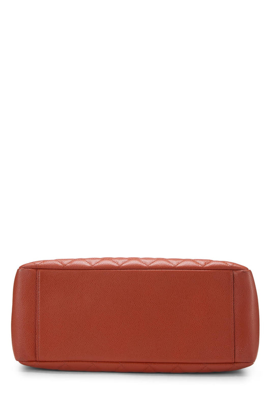 Chanel, Orange Caviar Grand Shopping Tote (GST), Orange