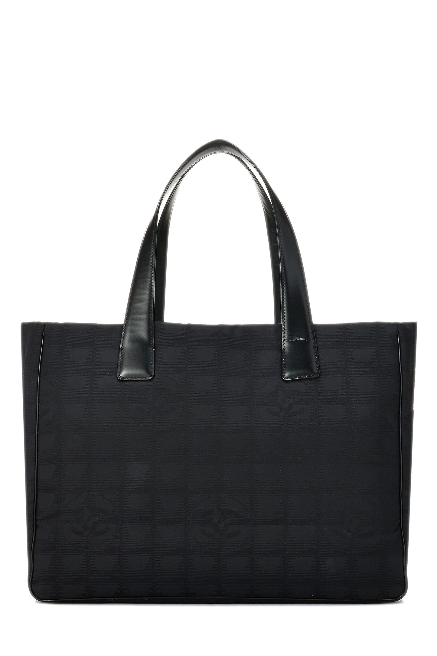 Chanel, Black Nylon Travel Line Tote Medium, Black
