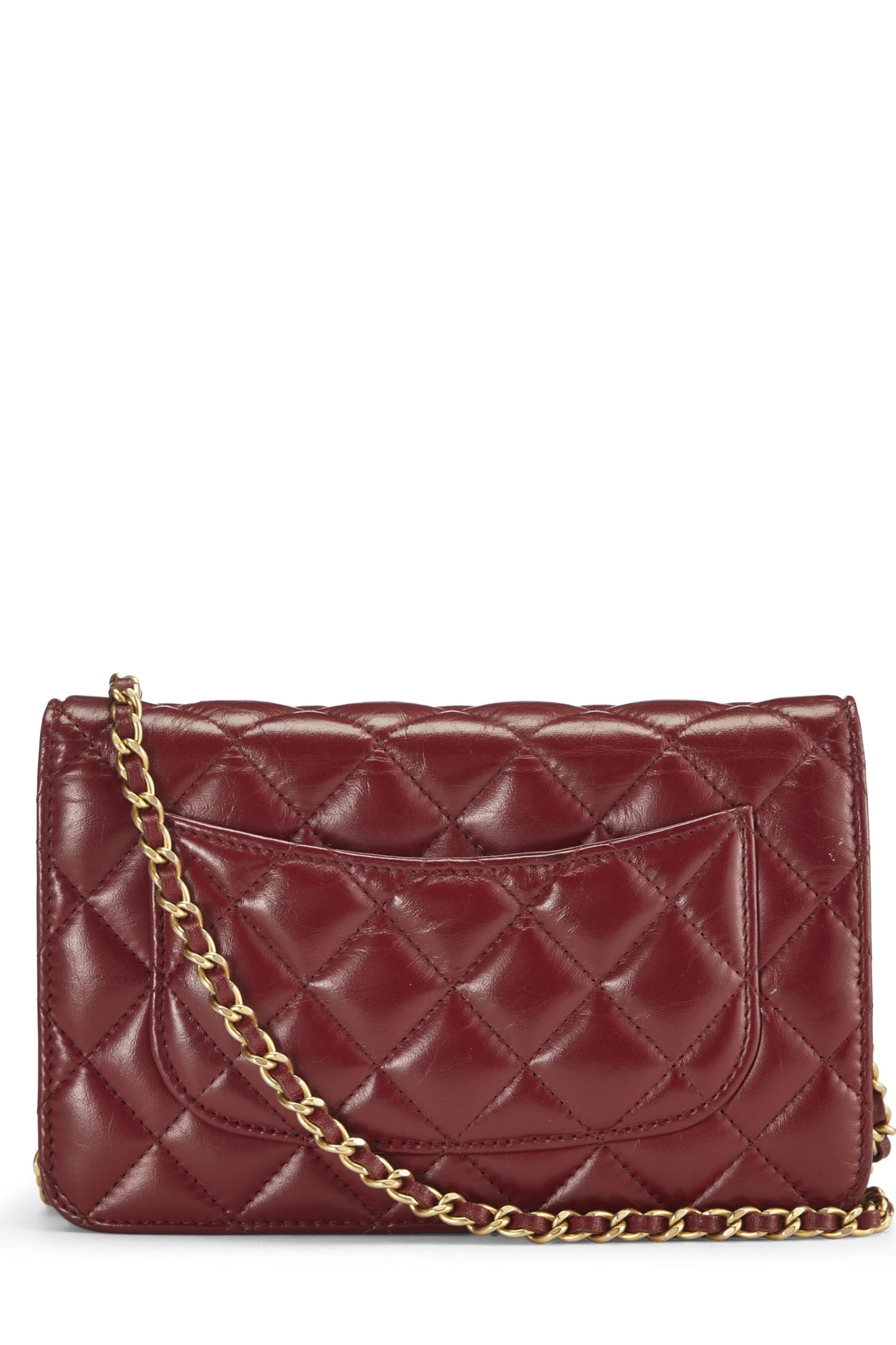 Chanel, Red Quilted Calfskin Reissue Wallet-On-Chain (WOC), Red