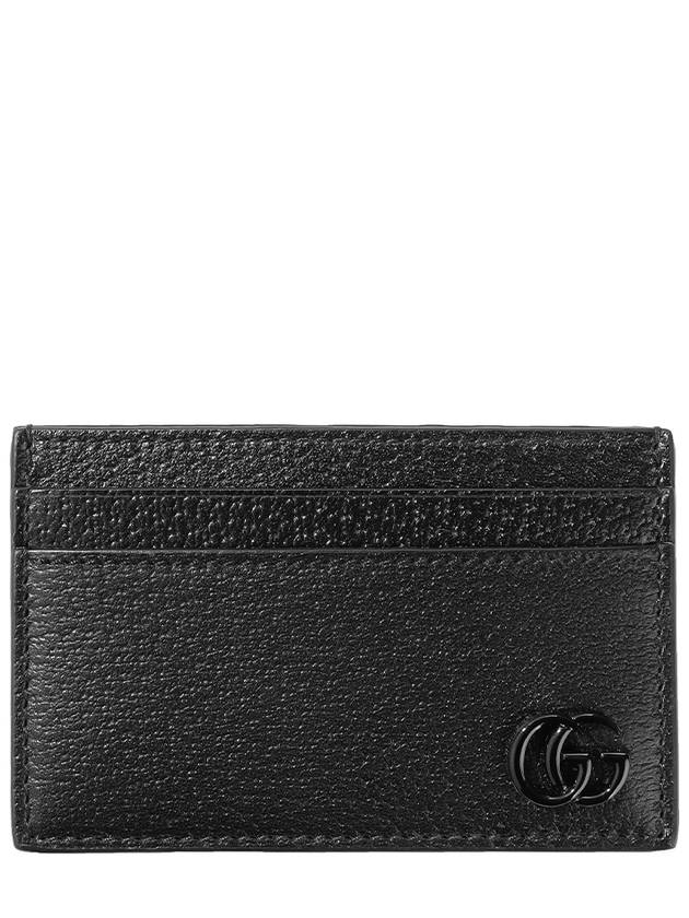 Luxury Gucci Trending 2025 GG Marmont Card Wallet Black
