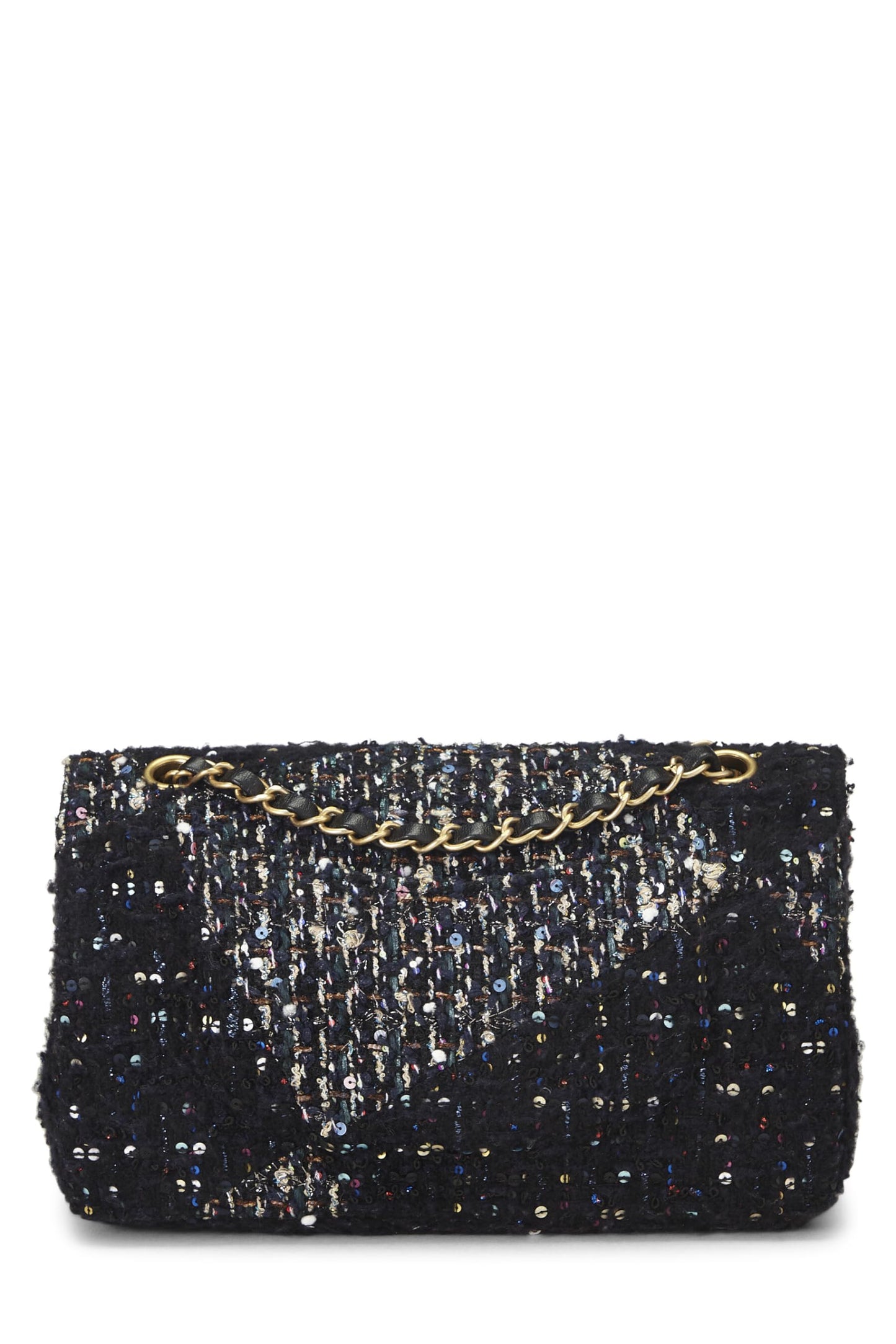 Chanel, Multicolor Tweed Classic Double Flap Medium, Multi