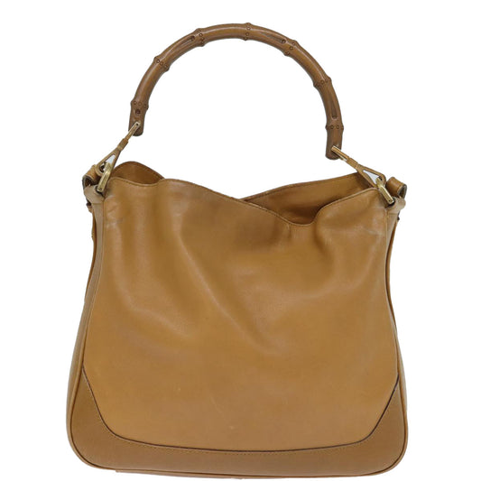 Luxury Gucci Trending 2025 Bamboo Shoulder Bag Leather 2way Brown 72419