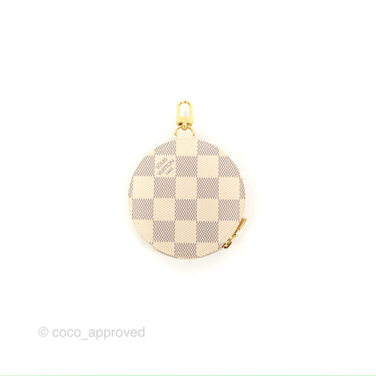 Louis Vuitton Round Coin Purse Damier Azur Vivienne Hollywood Edition