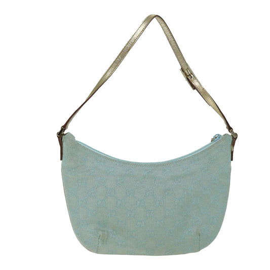 Luxury Gucci Trending 2025 GG Canvas Shoulder Bag Light Blue 73592