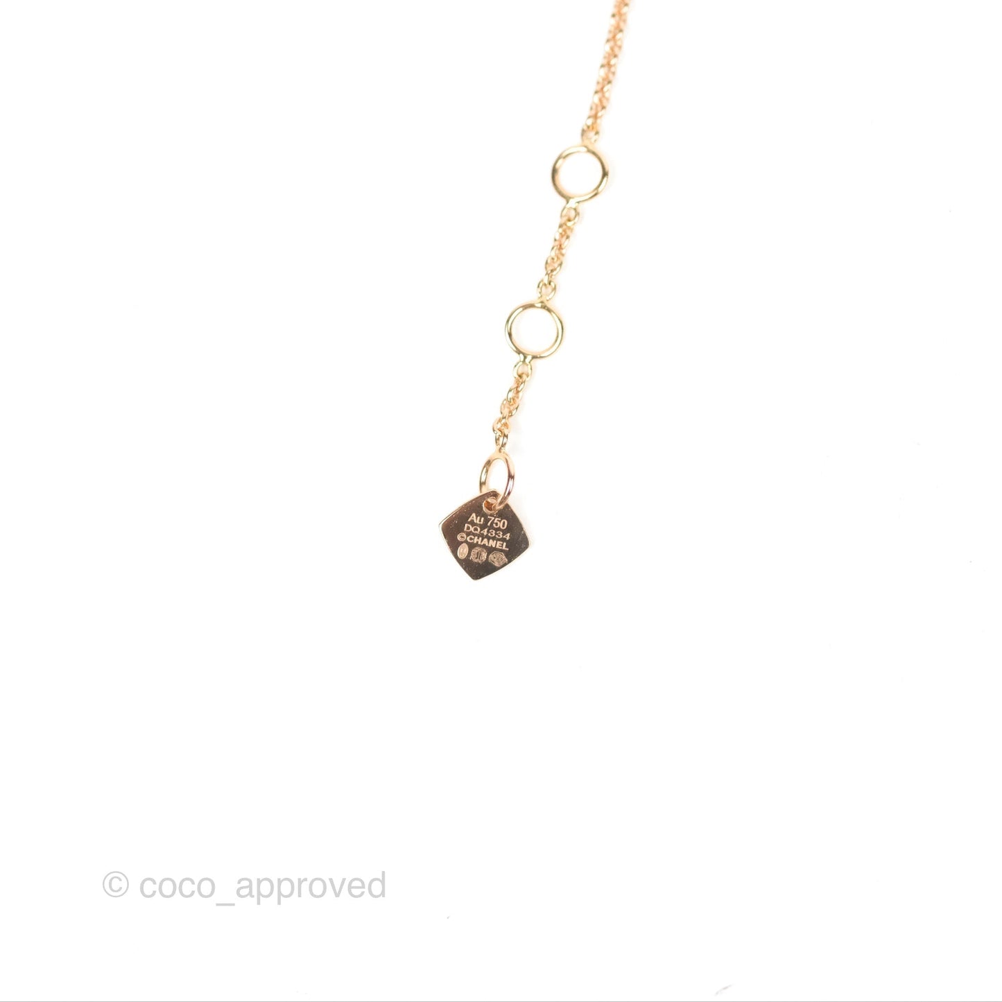 Chanel Coco Crush Bracelet Beige Gold Hardware