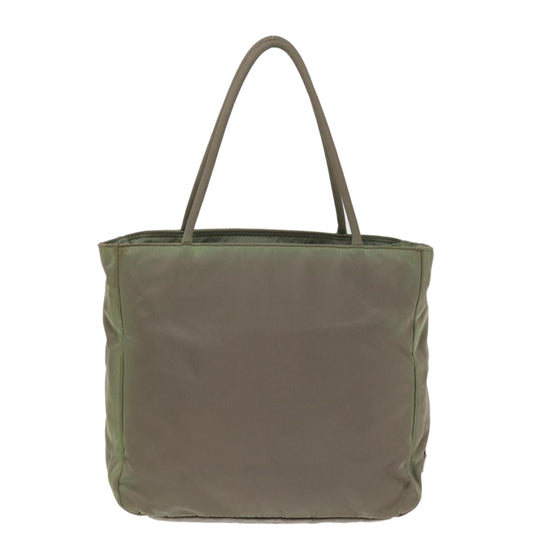 Luxury PradaHand Bag Nylon Khaki 77350