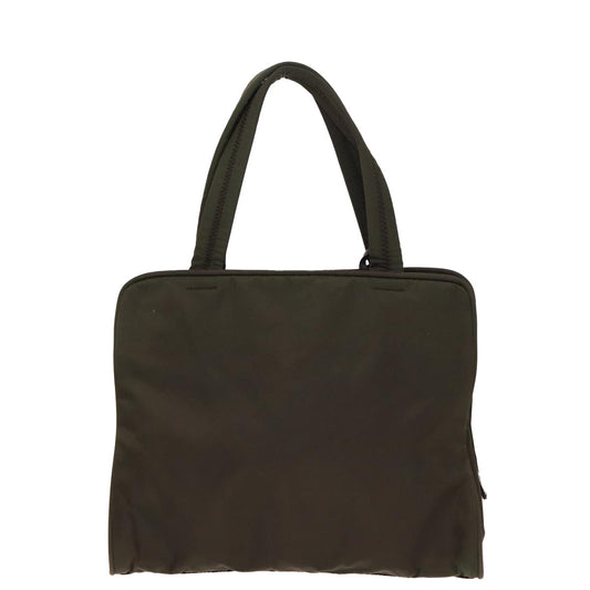 Luxury PradaHand Bag Nylon Khaki 78419