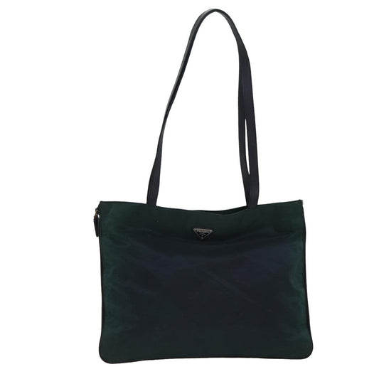 Luxury PradaShoulder Bag Nylon Khaki 78482