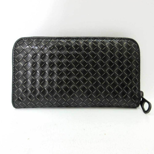 Luxury Bottega Veneta Intrecciato Leather Long Wallet (Bi-Fold) ()
