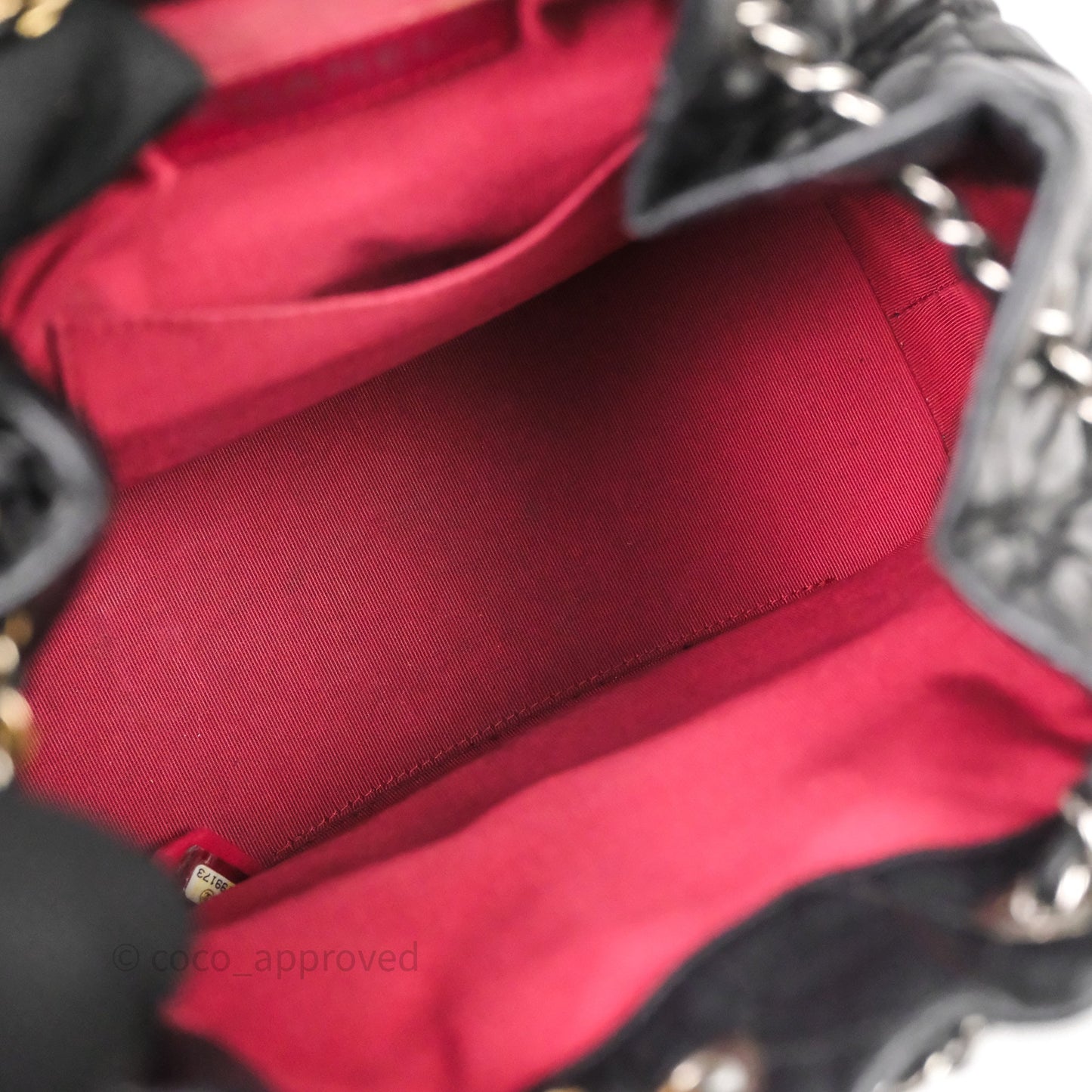 Chanel Small Gabrielle Backpack Black Aged Calfskin