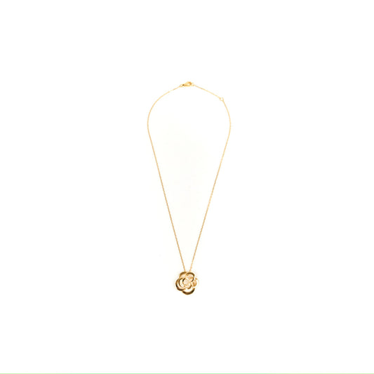 Chanel Fil De Camelia Necklace 18K Gold