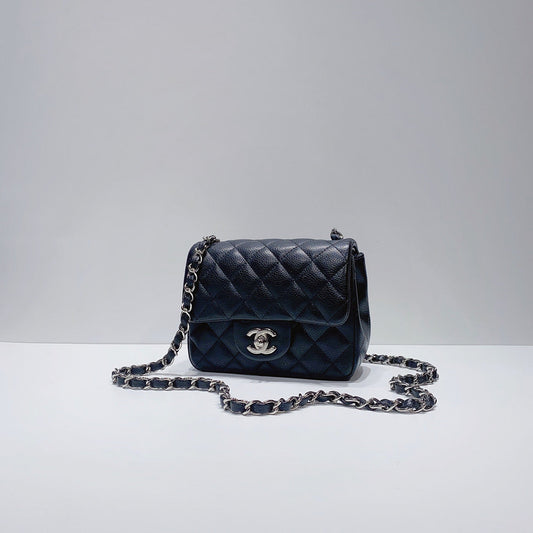No.3728-Chanel Caviar Classic Flap Mini 17cm