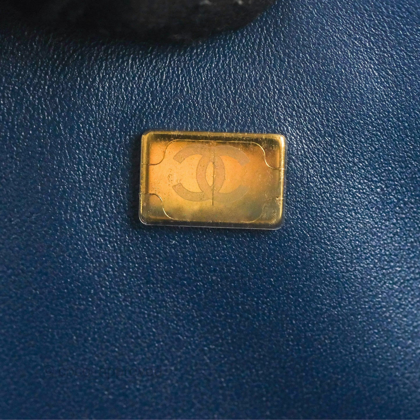 Chanel Jumbo Double Flap Dark Blue Caviar Gold Hardware