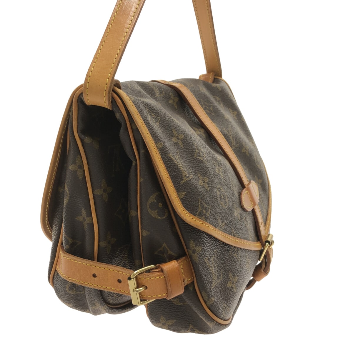 Louis Vuitton Saumur 30 Canvas Shoulder Bag ()