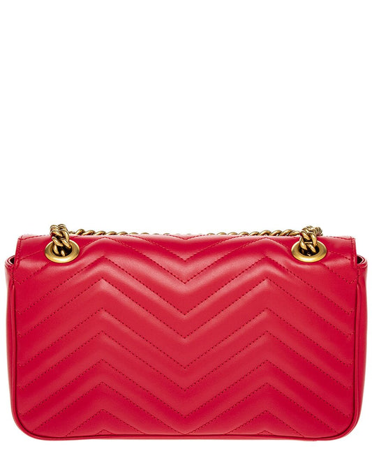 Luxury Gucci Trending 2025 GG Marmont Mini Matelasse Leather Shoulder Bag