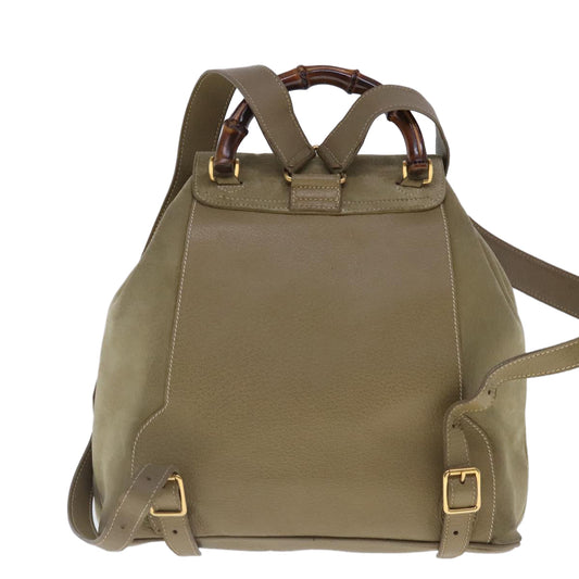 Luxury Gucci Trending 2025 Bamboo Suede Backpack Bag