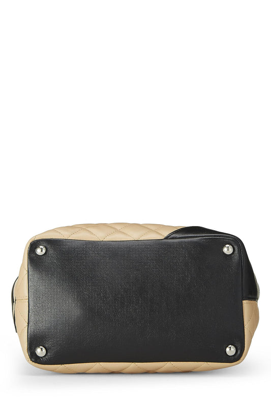 Chanel, Beige Quilted Calfskin Cambon Tote Small, Beige