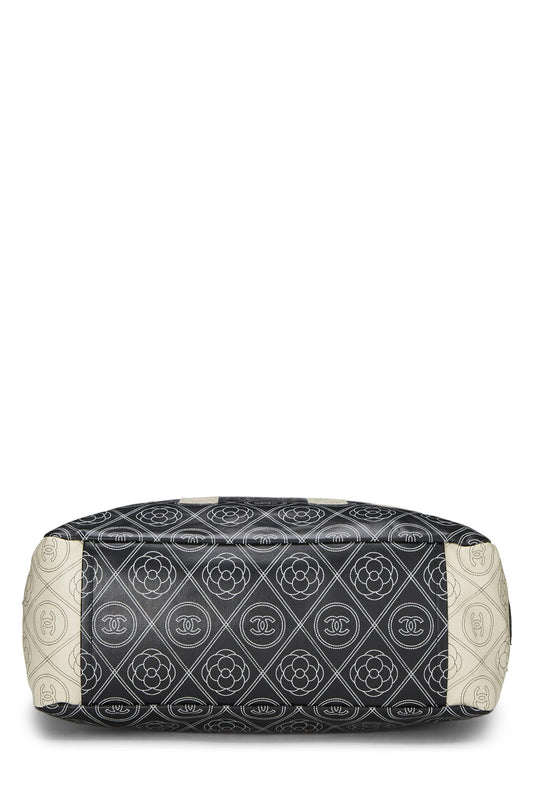 Chanel, Black 'CC' Camellia Tote Medium, Black