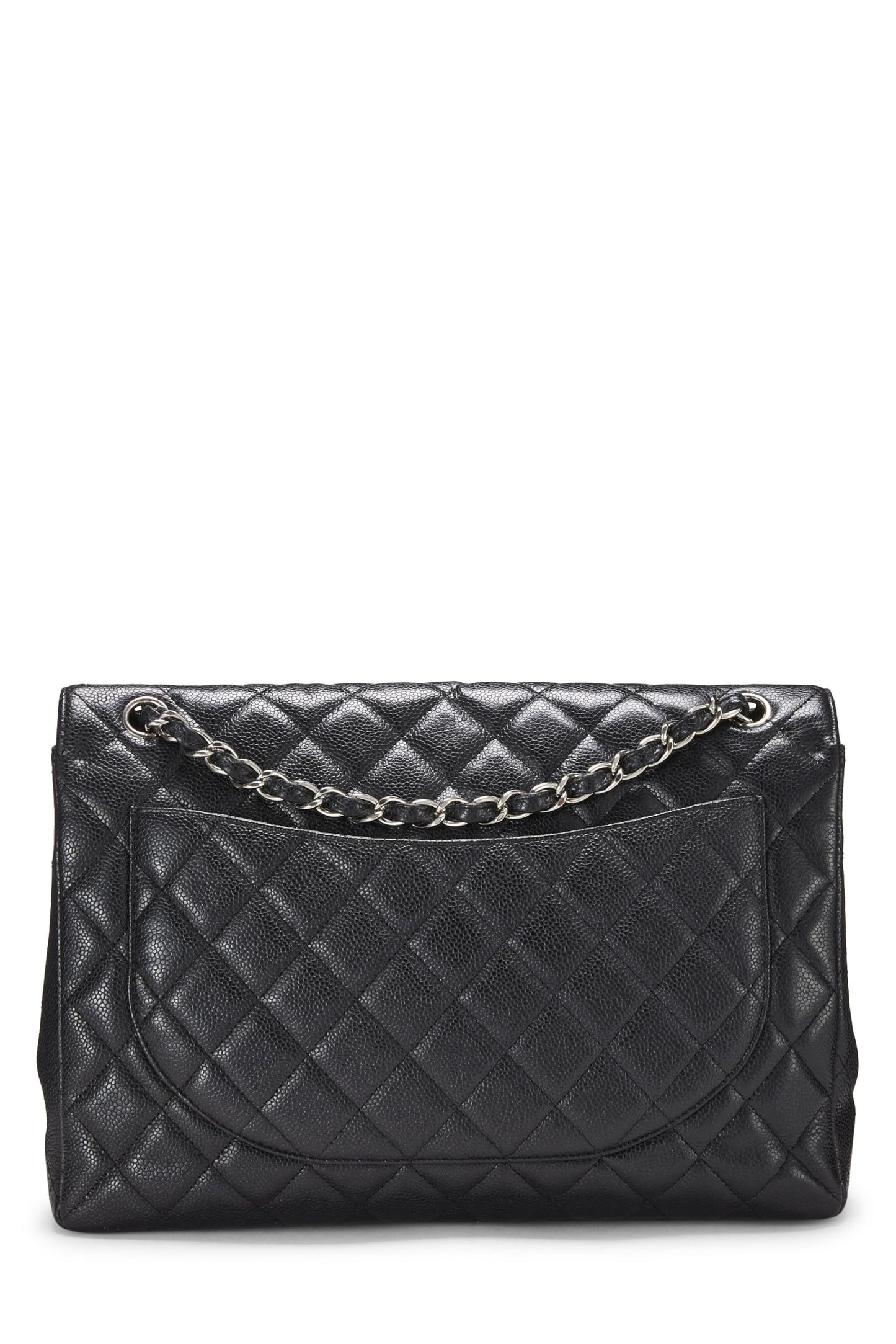 Chanel, Navy Quilted Lambskin New Classic Flap Maxi, Navy