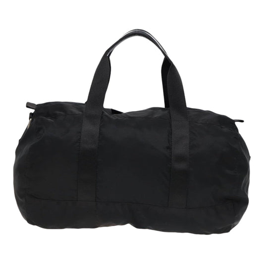 Luxury Prada Boston Bag Nylon Black 82120