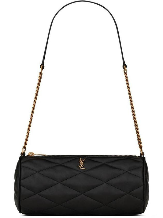 Luxury Saint Laurent Tube Quilting Small Shoulder Bag Black