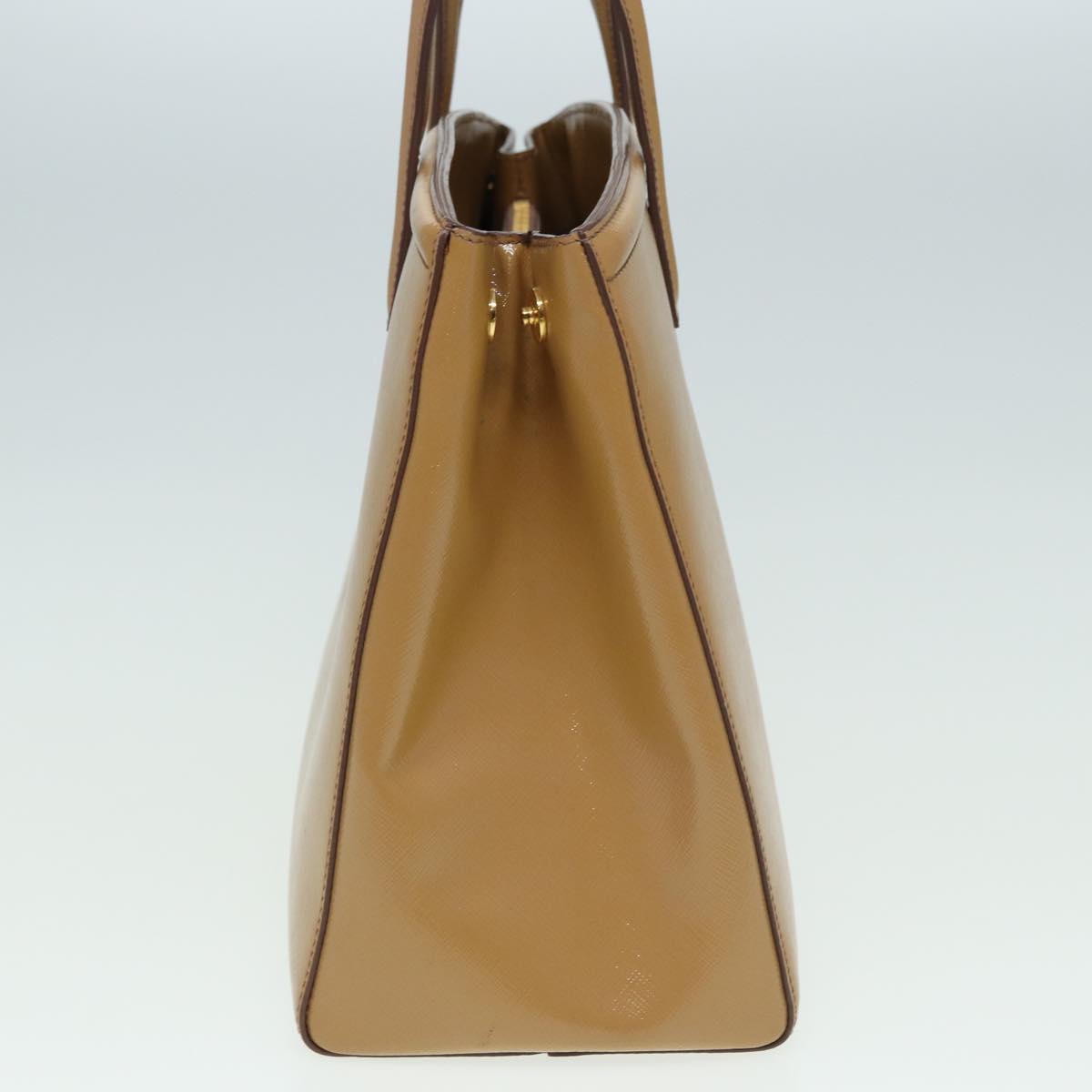 Luxury Prada Hand Bag Safiano leather Beige 83806