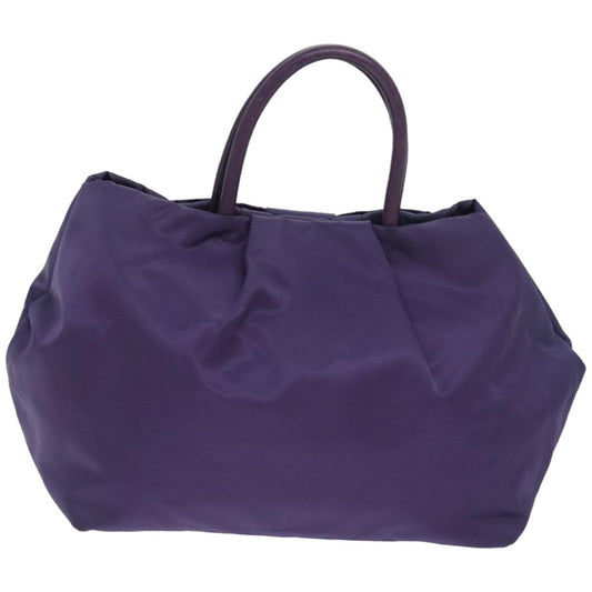 Luxury Prada Hand Bag Nylon Purple 83954