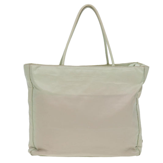 Luxury Prada Tote Bag Nylon White 84456