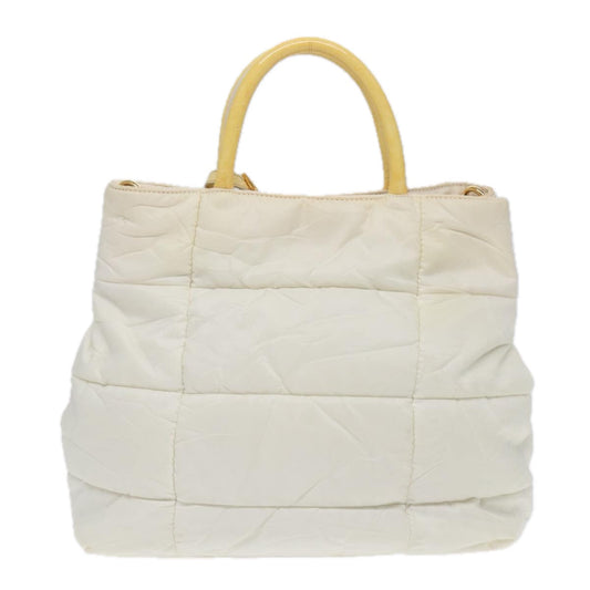Luxury Prada Shoulder Bag Nylon White 84770