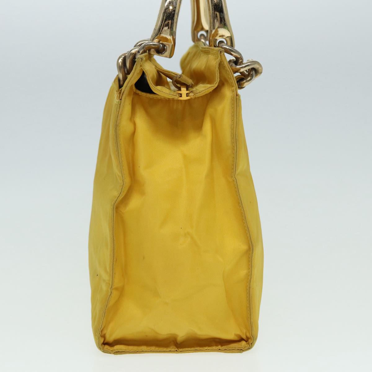 Luxury Prada Hand Bag Nylon Yellow 85132