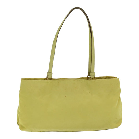 Luxury Prada Tote Bag Nylon Yellow 85134