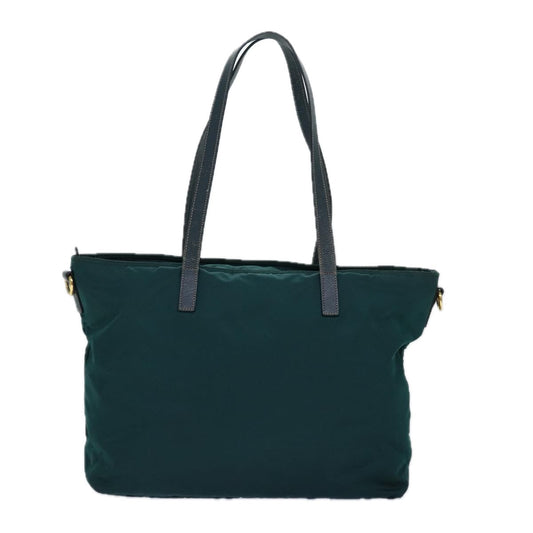 Luxury Prada Tote Bag Nylon 2way Khaki Gold 85294