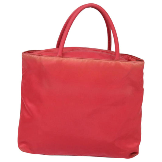Luxury Prada Hand Bag Nylon Red 86255