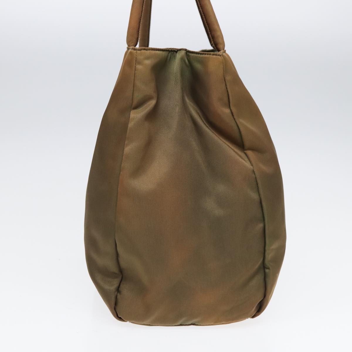 Luxury Prada Hand Bag Nylon Brown 86874