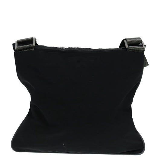 Luxury Prada Sports Shoulder Bag Nylon Black Silver 87244