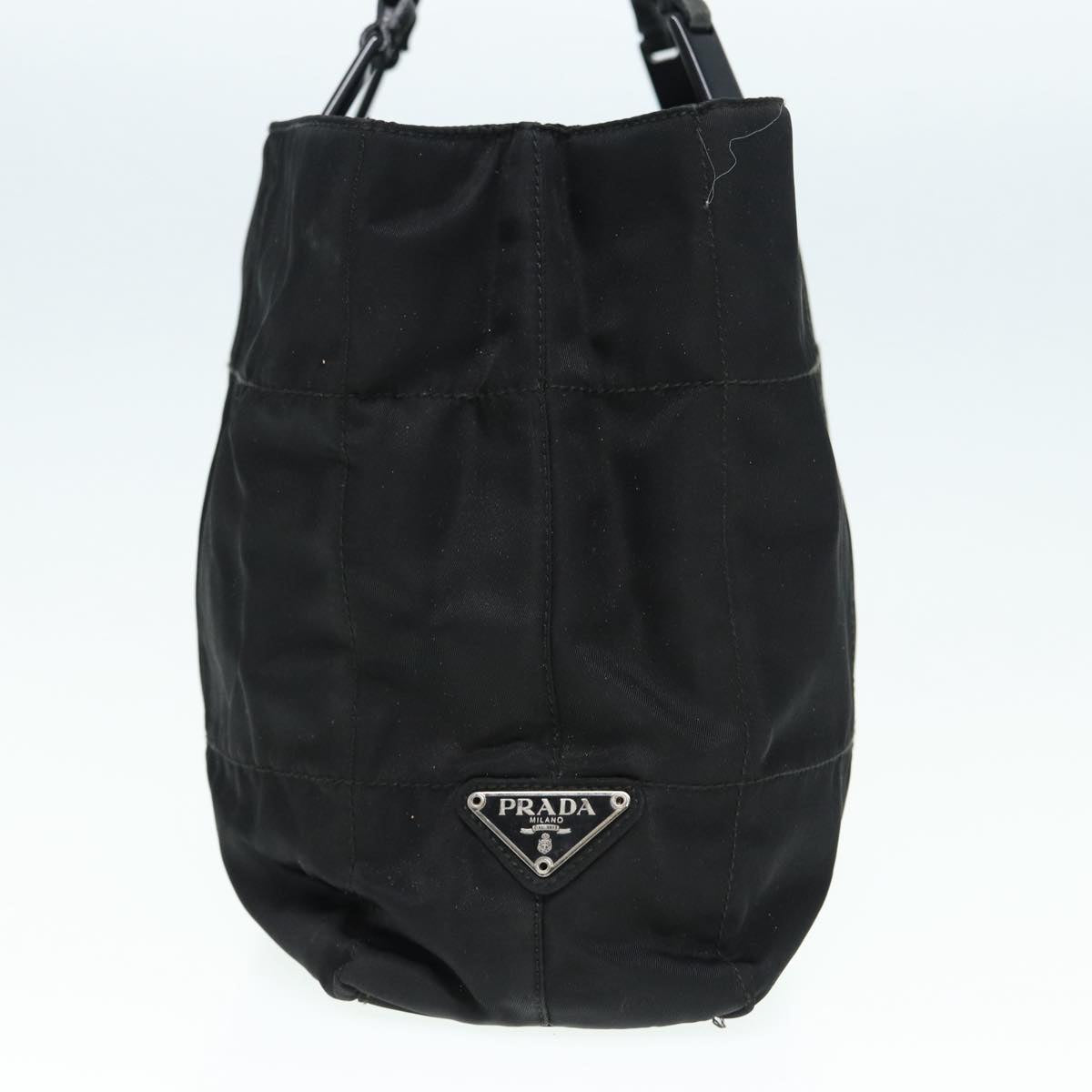 Luxury Prada Hand Bag Nylon Black 87322