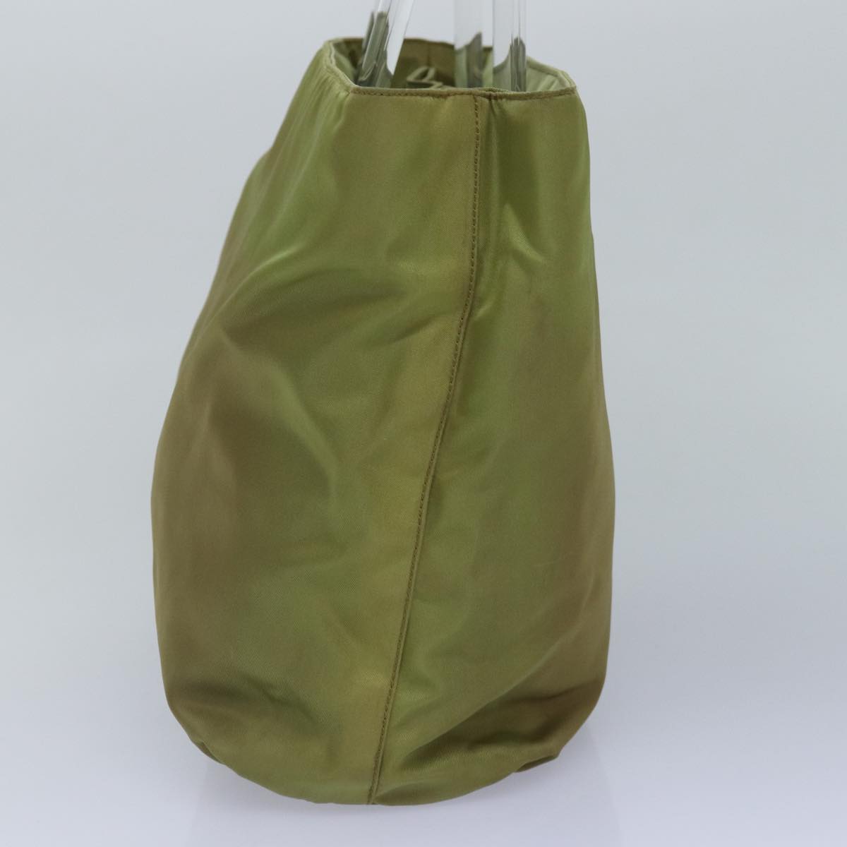 Luxury Prada Hand Bag Nylon Khaki 87346