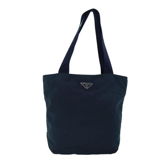 Luxury Prada Hand Bag Nylon Navy 87349
