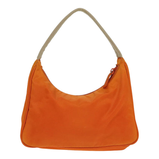 Luxury Prada Hand Bag Nylon Orange 87671