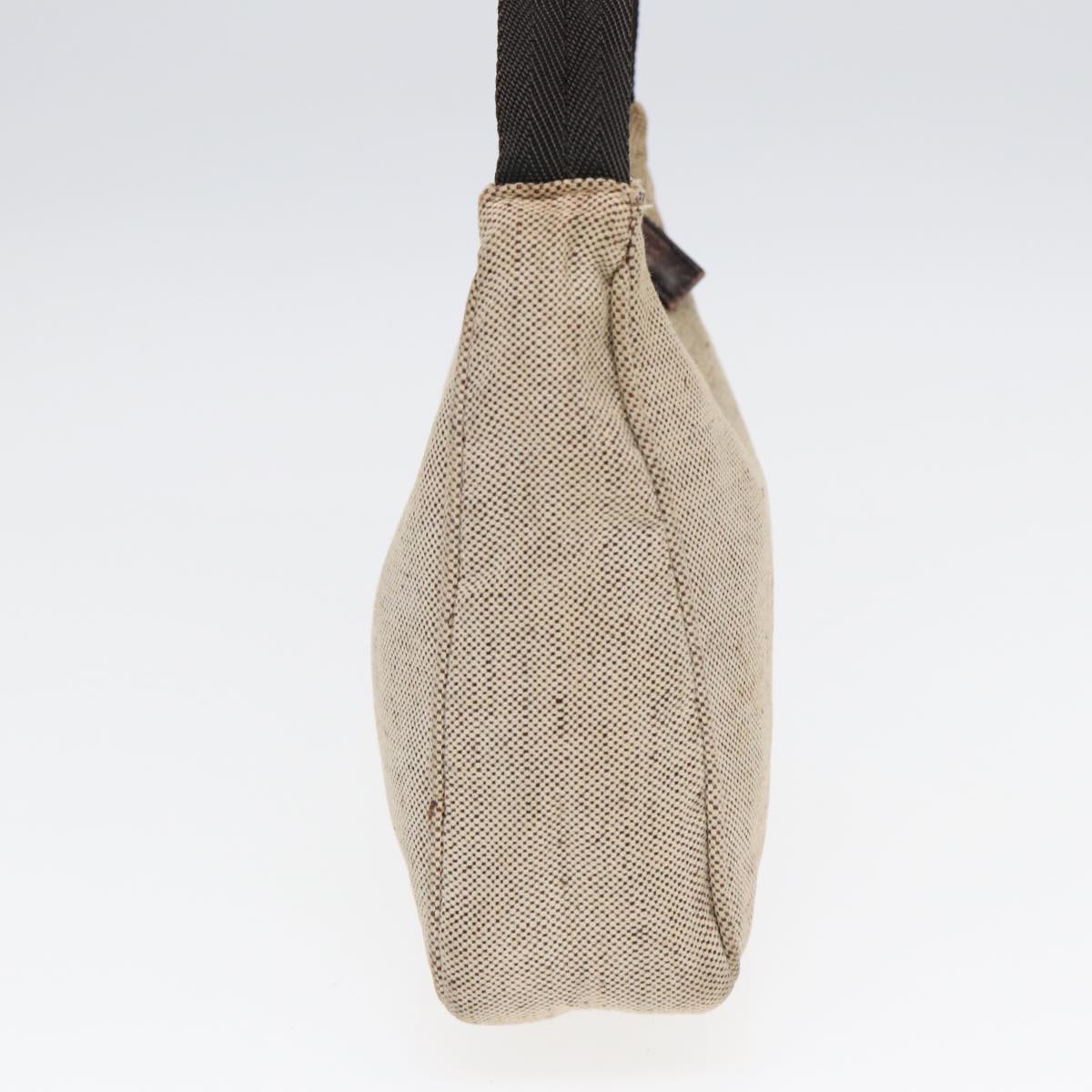Luxury Prada Hand Bag Canvas Beige 87677
