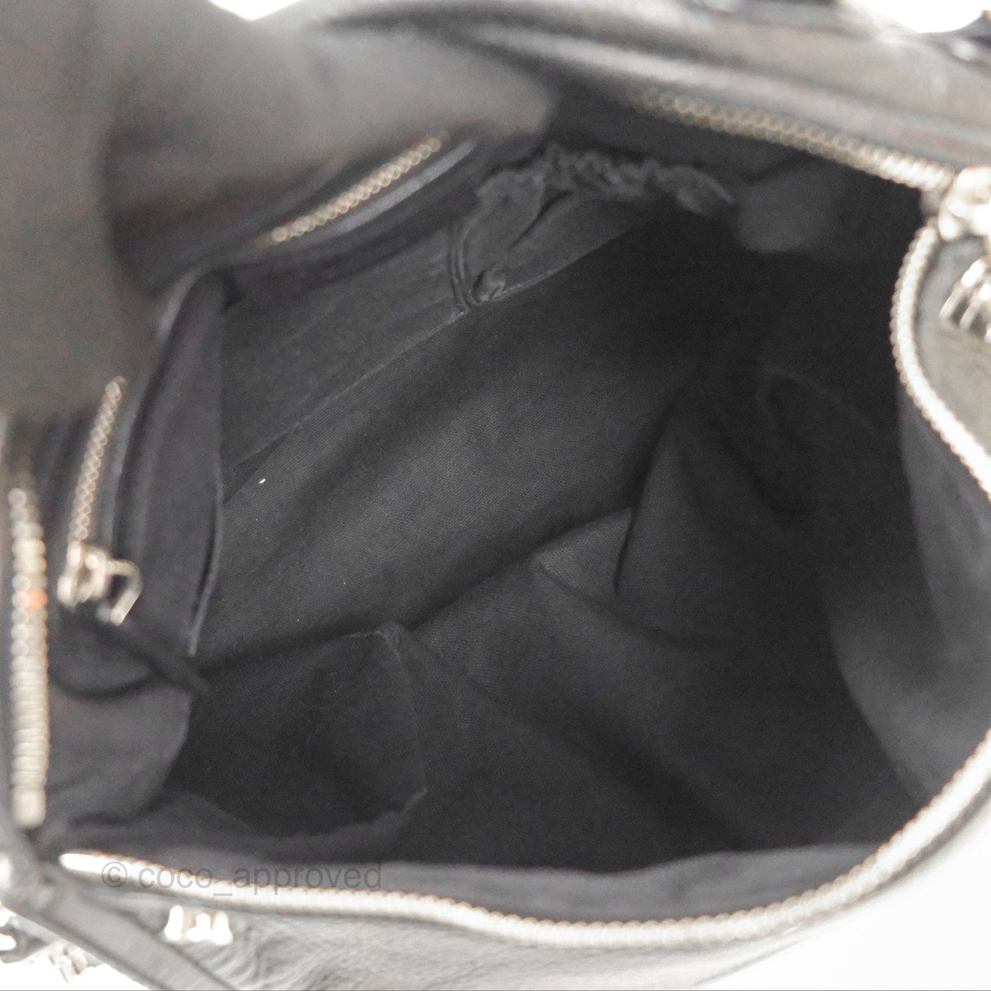 Givenchy Pandora Bag Black Grained Leather Silver Hardware
