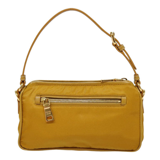 Luxury Prada Hand Bag Nylon Yellow Gold 88104