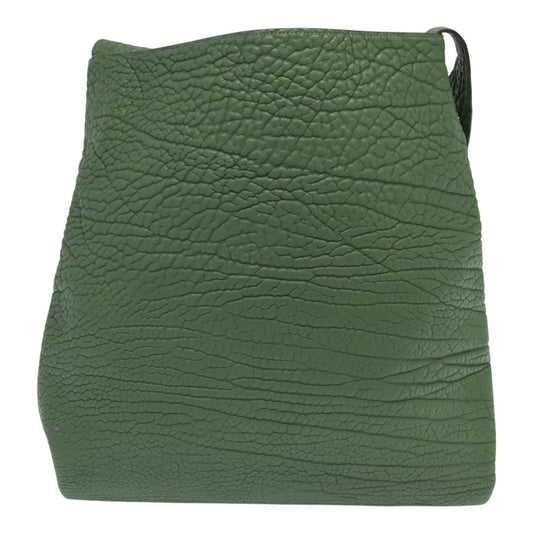 Luxury Prada Shoulder Bag Leather Green 88242S