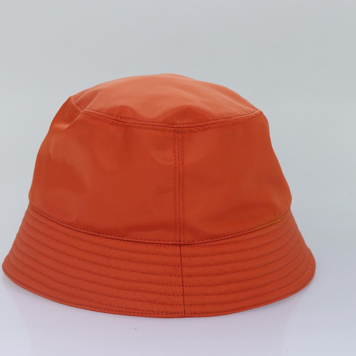 Luxury Prada Bucket Hat Nylon L Orange 88334