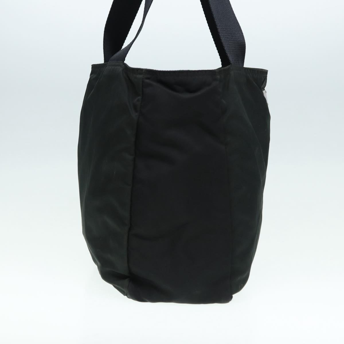 Luxury Prada Tote Bag Nylon Khaki Silver 88404