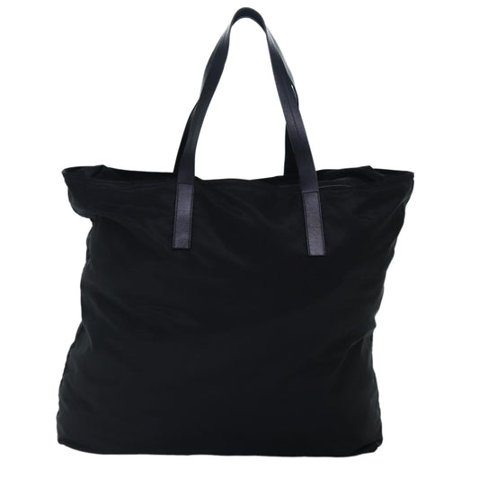 Luxury Prada Boston Bag Nylon Black Silver 88467