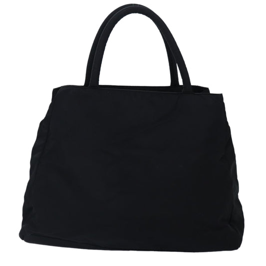 Luxury Prada Hand Bag Nylon Black Silver 88803