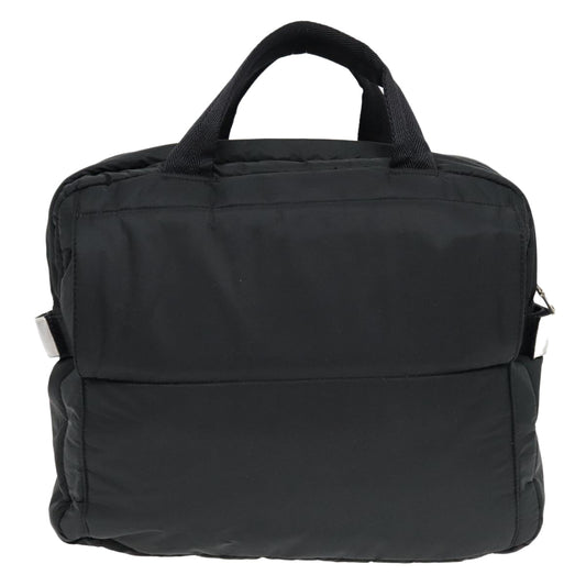 Luxury Prada Sports Hand Bag Nylon 2way Black Gray Silver 88834